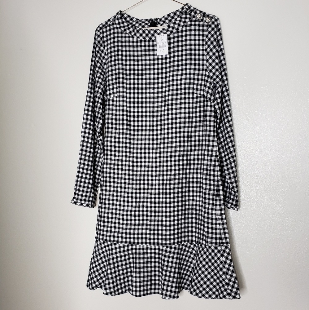J. Crew Buffalo Plaid Dress - Picture 7 of 16